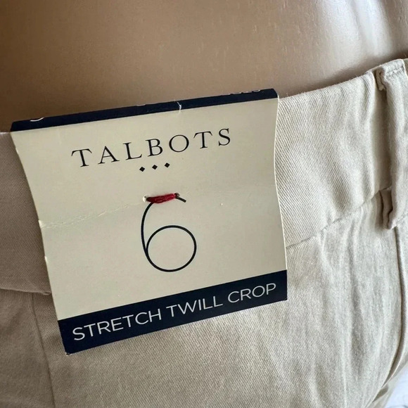 TALBOLTS CAPRI PANTS KHAKI COLOR SIZE 6 - Picture 7 of 10